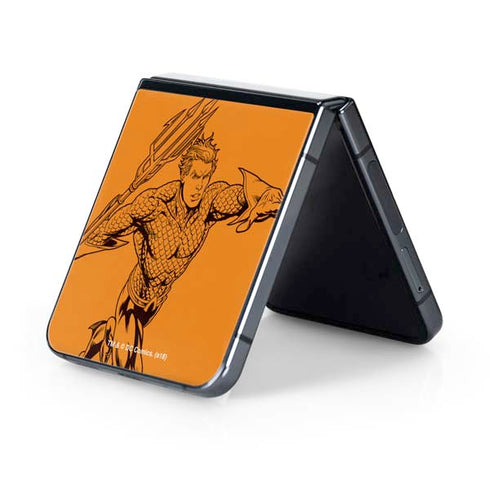 DC Comics Aquaman Comic Pop Galaxy Z Flip5 5G Skin