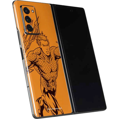 DC Comics Aquaman Comic Pop Galaxy Z Fold2 5G Skin