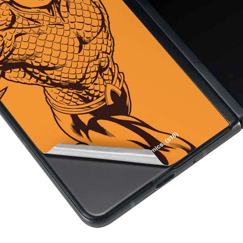 DC Comics Aquaman Comic Pop Galaxy Z Fold3 5G Skin