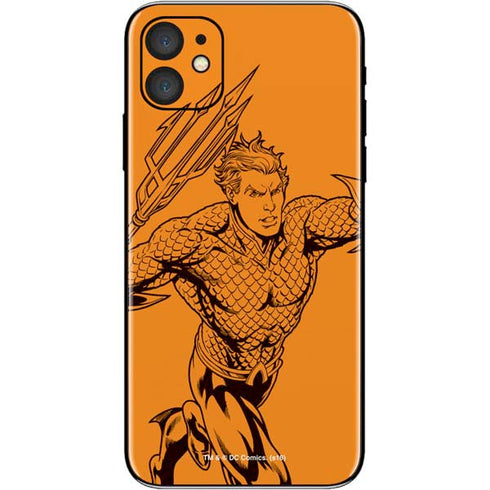 DC Comics Aquaman Comic Pop iPhone 11 Skin
