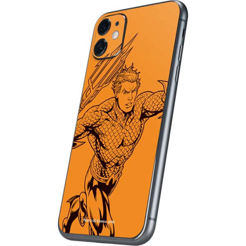 DC Comics Aquaman Comic Pop iPhone 11 Skin