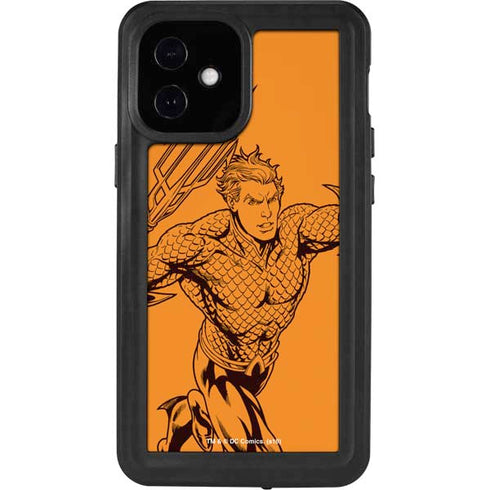 DC Comics Aquaman Comic Pop iPhone 12 Mini Waterproof Case