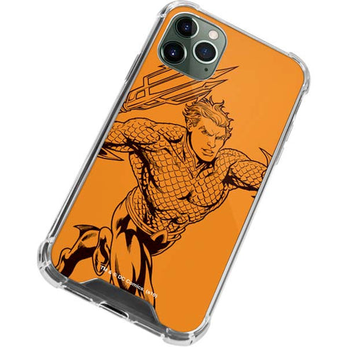 DC Comics Aquaman Comic Pop iPhone 12 Pro Clear Case