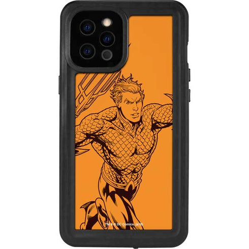 DC Comics Aquaman Comic Pop iPhone 12 Pro Max Waterproof Case
