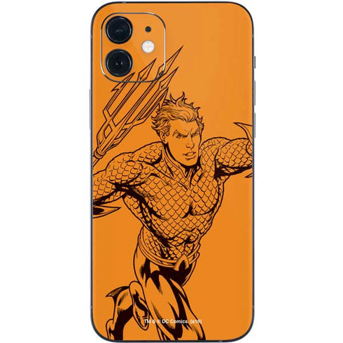 DC Comics Aquaman Comic Pop iPhone 12 Skin