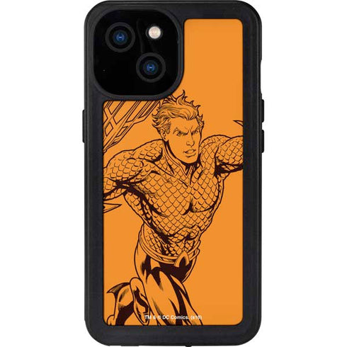 DC Comics Aquaman Comic Pop iPhone 13 Mini Waterproof Case