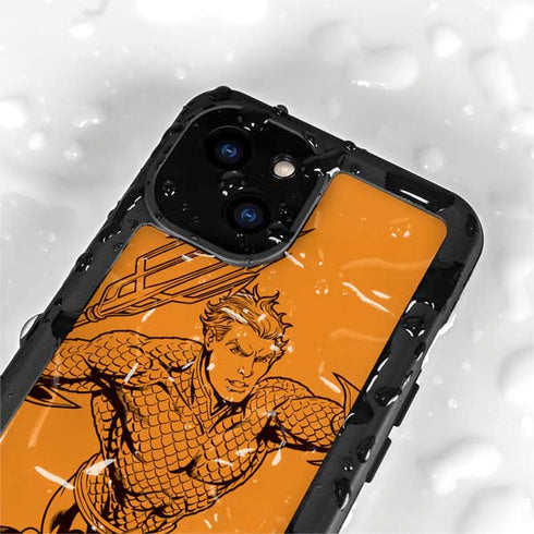 DC Comics Aquaman Comic Pop iPhone 13 Mini Waterproof Case