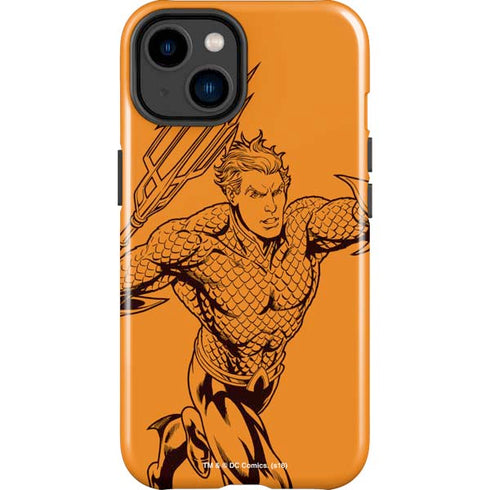 DC Comics Aquaman Comic Pop iPhone 14 Plus Impact Case