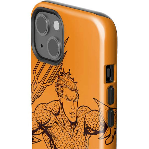 DC Comics Aquaman Comic Pop iPhone 14 Plus Impact Case
