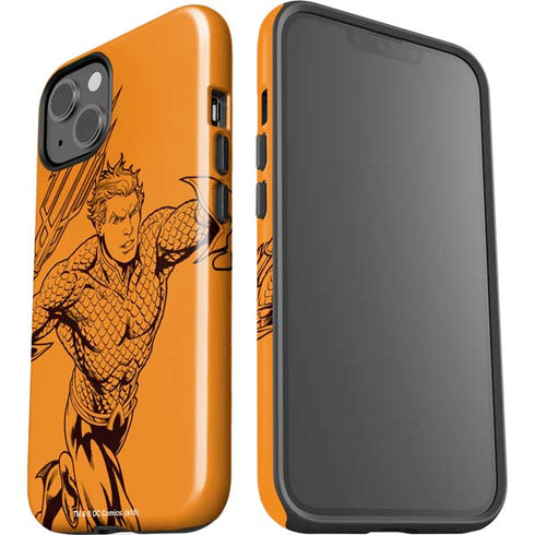 DC Comics Aquaman Comic Pop iPhone 15 Plus Impact Case