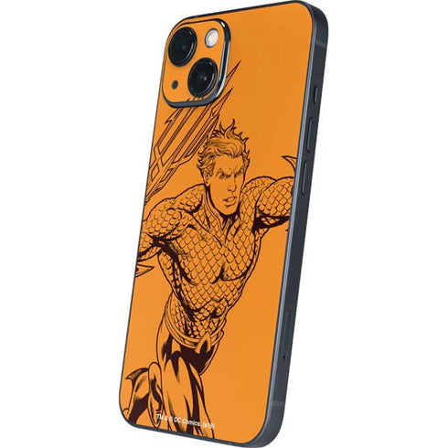 DC Comics Aquaman Comic Pop iPhone 15 Plus Skin