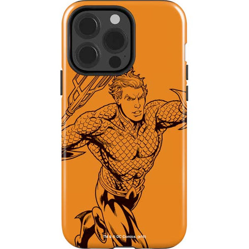 DC Comics Aquaman Comic Pop iPhone 15 Pro Impact Case