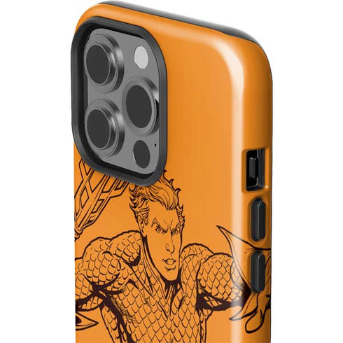 DC Comics Aquaman Comic Pop iPhone 15 Pro Impact Case