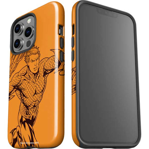 DC Comics Aquaman Comic Pop iPhone 15 Pro Impact Case