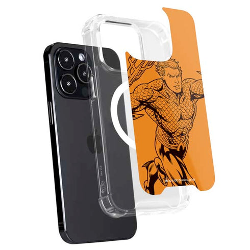 DC Comics Aquaman Comic Pop iPhone 15 Pro MagSafe Case
