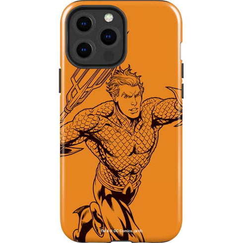 DC Comics Aquaman Comic Pop iPhone 15 Pro Max Impact Case
