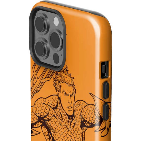 DC Comics Aquaman Comic Pop iPhone 15 Pro Max Impact Case