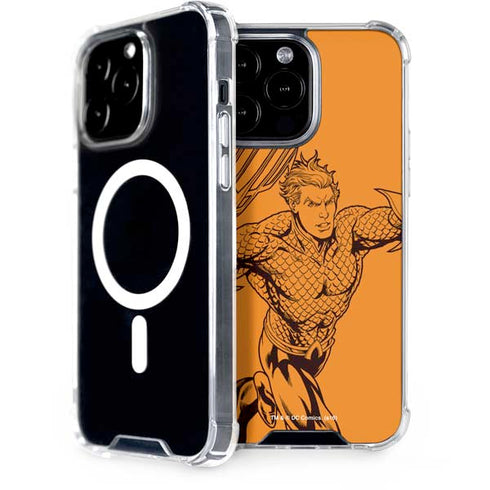 DC Comics Aquaman Comic Pop iPhone 14 Pro Max MagSafe Case