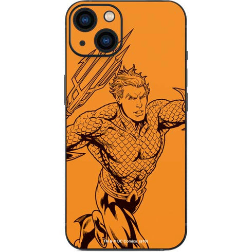 DC Comics Aquaman Comic Pop iPhone 14 Skin