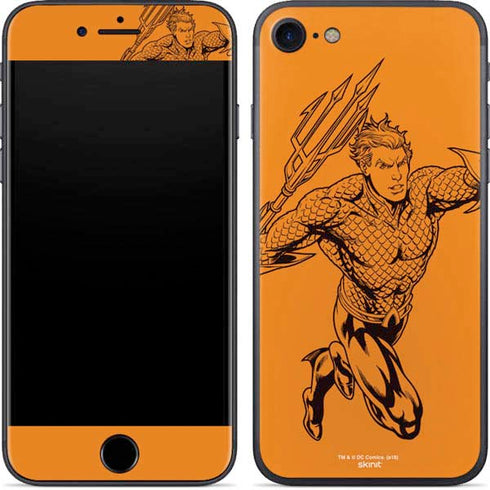 DC Comics Aquaman Comic Pop iPhone 7 Skin