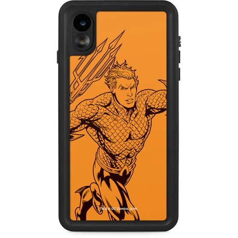 DC Comics Aquaman Comic Pop iPhone XR Waterproof Case