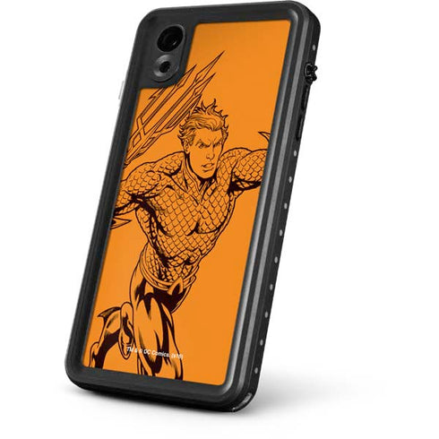 DC Comics Aquaman Comic Pop iPhone XR Waterproof Case