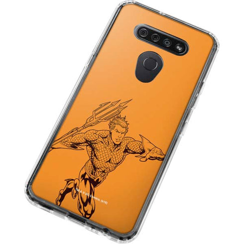 DC Comics Aquaman Comic Pop LG K51/Q51 Clear Case