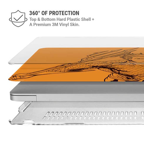 DC Comics Aquaman Comic Pop MacBook Air 13in M1 (2021) Case plus Skin