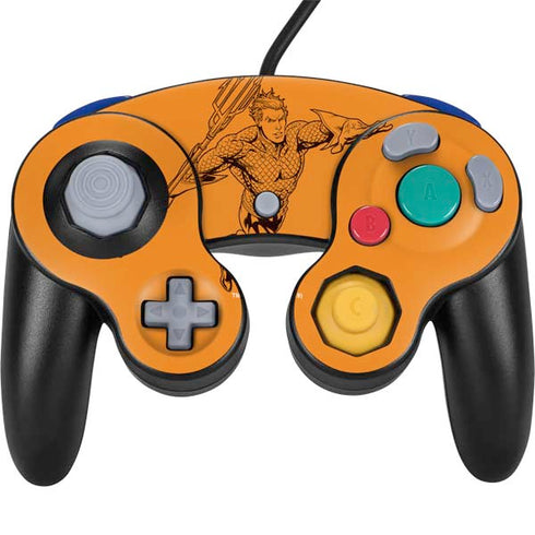 DC Comics Aquaman Comic Pop Nintendo GameCube Controller Skin