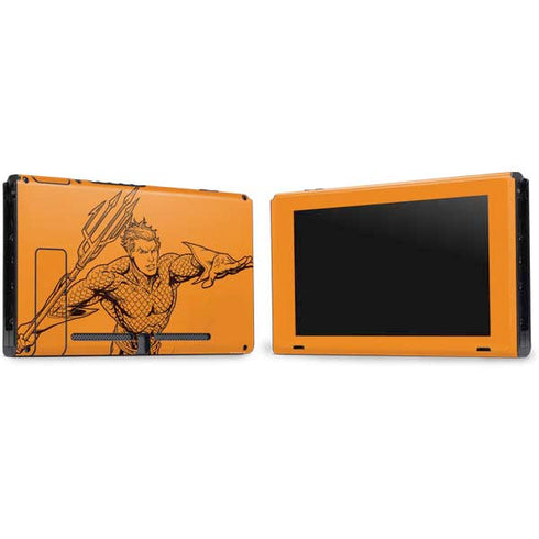 DC Comics Aquaman Comic Pop Nintendo Switch Bundle Skin