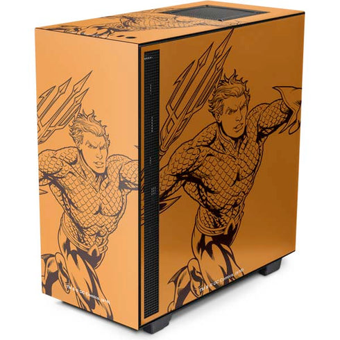 DC Comics Aquaman Comic Pop NZXT H510 Compact ATX Mid-Tower Case Skin
