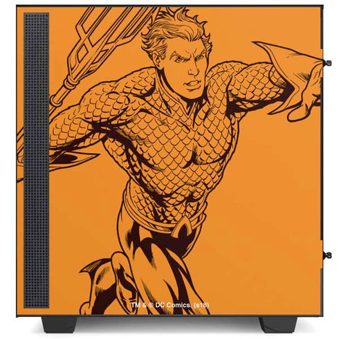 DC Comics Aquaman Comic Pop NZXT H510 Compact ATX Mid-Tower Case Skin