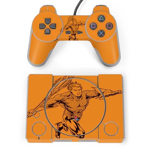 DC Comics Aquaman Comic Pop PlayStation Classic Bundle Skin