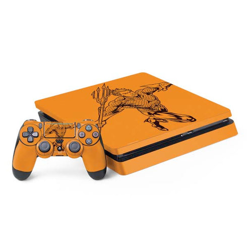 DC Comics Aquaman Comic Pop PS4 Slim Bundle Skin