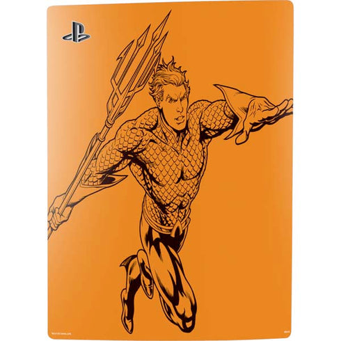 DC Comics Aquaman Comic Pop PS5 Console Skin