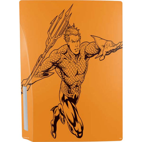 DC Comics Aquaman Comic Pop PS5 Console Skin