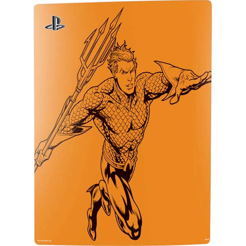 DC Comics Aquaman Comic Pop PS5 Digital Edition Console Skin