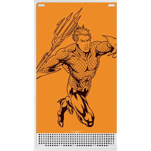 DC Comics Aquaman Comic Pop Xbox Series S Console Skin