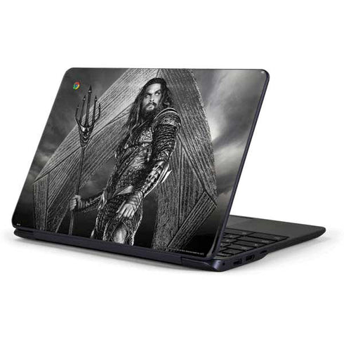 The Justice League (2017) Aquaman Poster Samsung Chromebook Skin