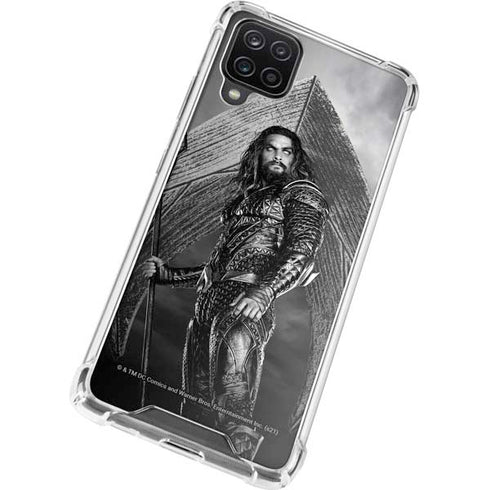 The Justice League (2017) Aquaman Poster Galaxy A12 Clear Case