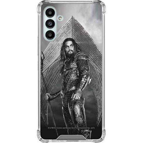 The Justice League (2017) Aquaman Poster Galaxy A13 5G Clear Case
