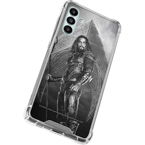 The Justice League (2017) Aquaman Poster Galaxy A13 5G Clear Case