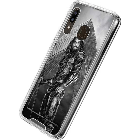 The Justice League (2017) Aquaman Poster Galaxy A30 Clear Case