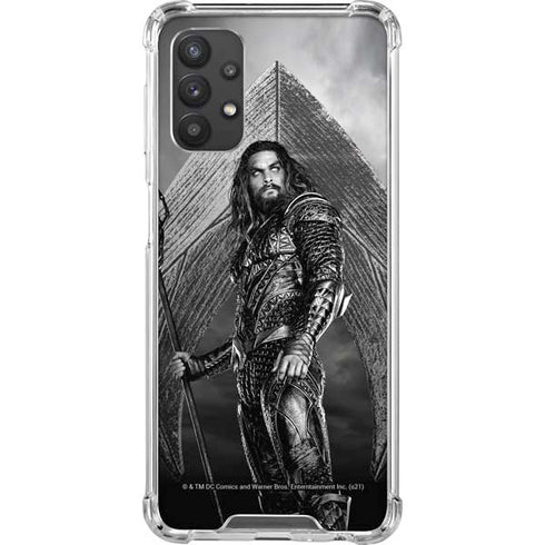 The Justice League (2017) Aquaman Poster Galaxy A32 5G Clear Case