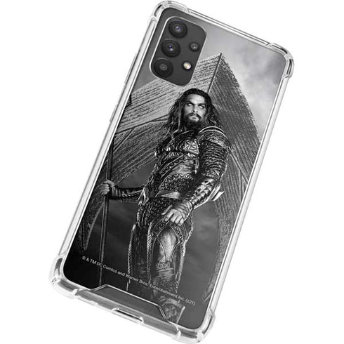 The Justice League (2017) Aquaman Poster Galaxy A32 5G Clear Case