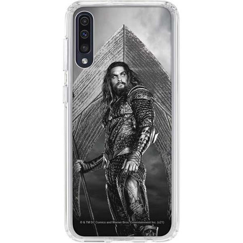 The Justice League (2017) Aquaman Poster Galaxy A50 Clear Case