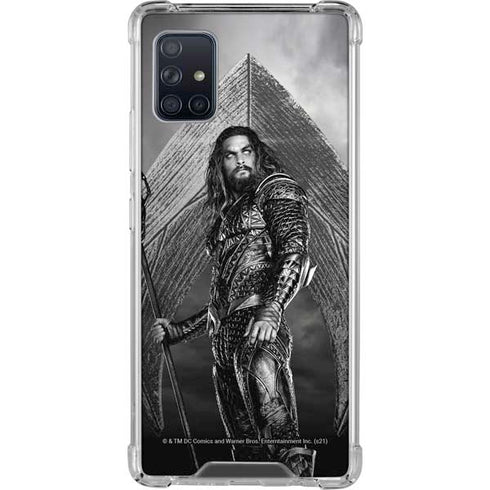 The Justice League (2017) Aquaman Poster Galaxy A51 5G Clear Case