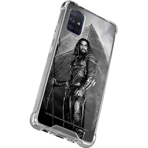 The Justice League (2017) Aquaman Poster Galaxy A51 5G Clear Case