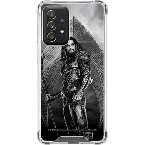 The Justice League (2017) Aquaman Poster Galaxy A52 5G Clear Case