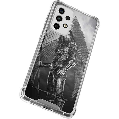 The Justice League (2017) Aquaman Poster Galaxy A53 5G Clear Case